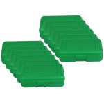 Romanoff Pencil Box, Green, Pack of 12 ROM60205-12