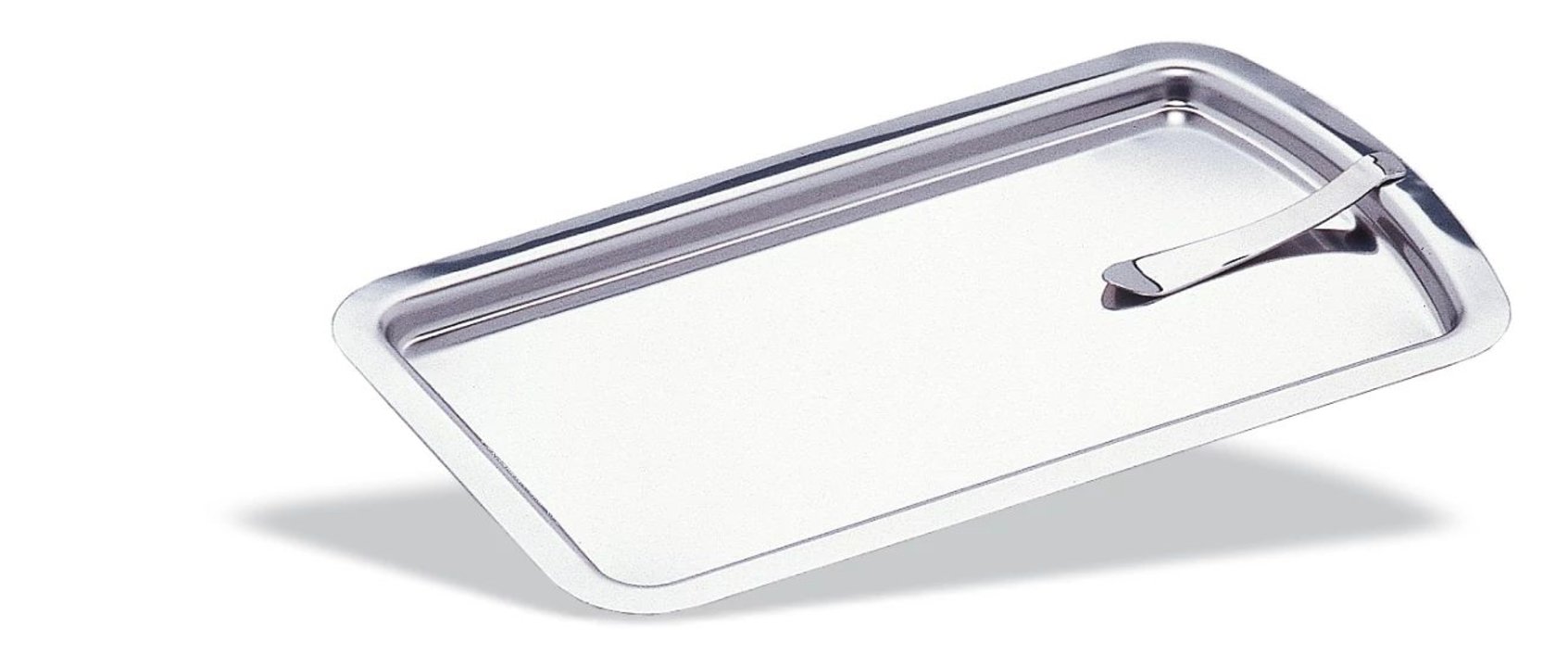 Porte-addition de 21.5 x 12.5 cm en acier inoxydable