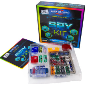 Spy Kit Electronic Circuit Missions Set, 28 Pieces