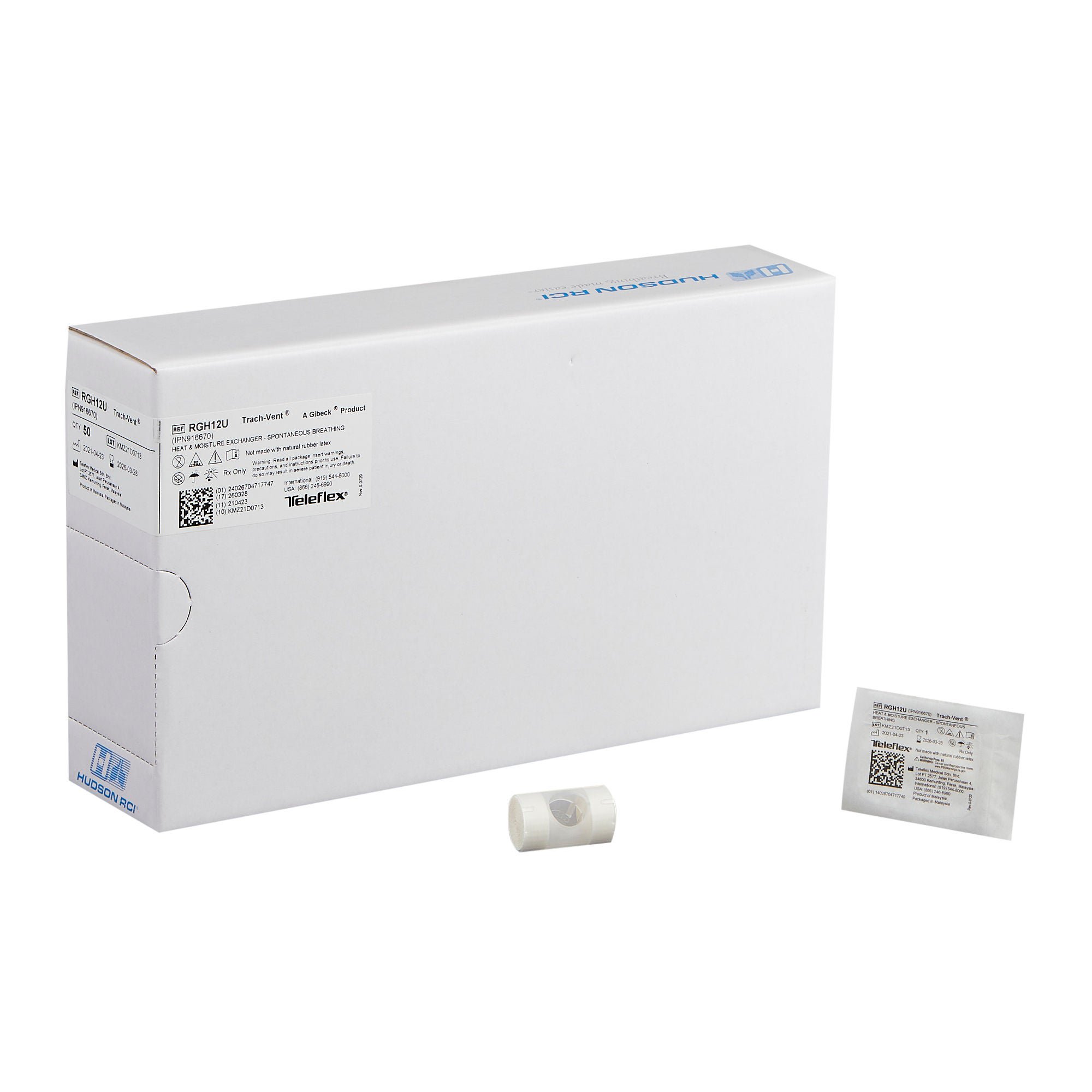 Teleflex LLC FILTER, HME TRACH VENT (50/CS)