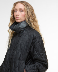 Giacca trapuntata Bernadette Black/Onyx Tartan