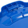 Rubbermaid Commercial, BRUTE, Self-Draining, Round, Resin, 20 gal, Resin, Blue, Receptacle Lid