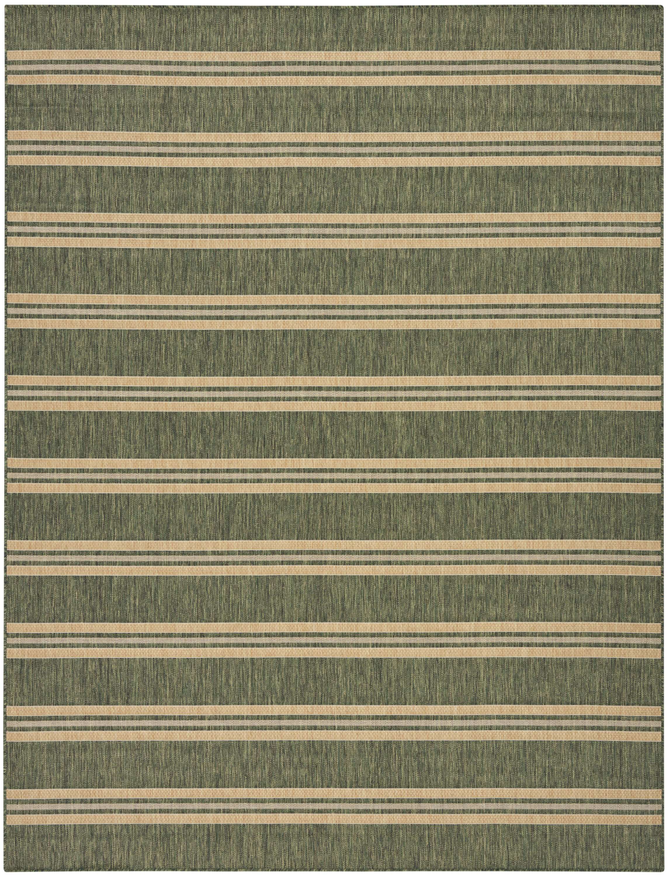 Nourison Horizon Indoor/Outdoor 8' x 10' Green Modern Rug