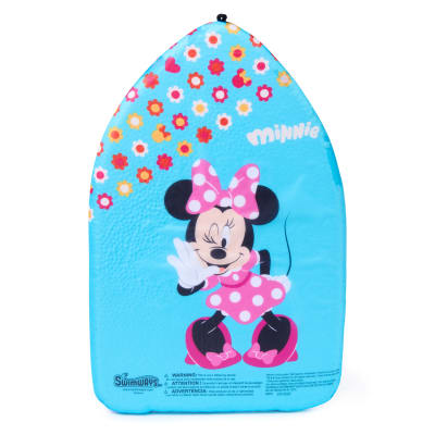SwimWays Disney Minnie Mouse Kickboard, Swimming Aid for Children, Exercise Training Board for Kids to Learn to Swim, Minnie Mouse Pool Accessories, Disney Pool Toys, Ages 5 & Up