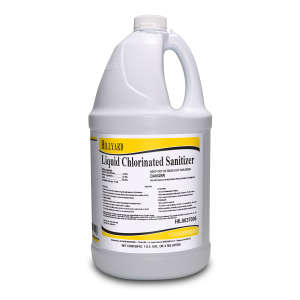 Hillyard,  Liquid Chlorinated Sanitizer,  1 gal Bottle