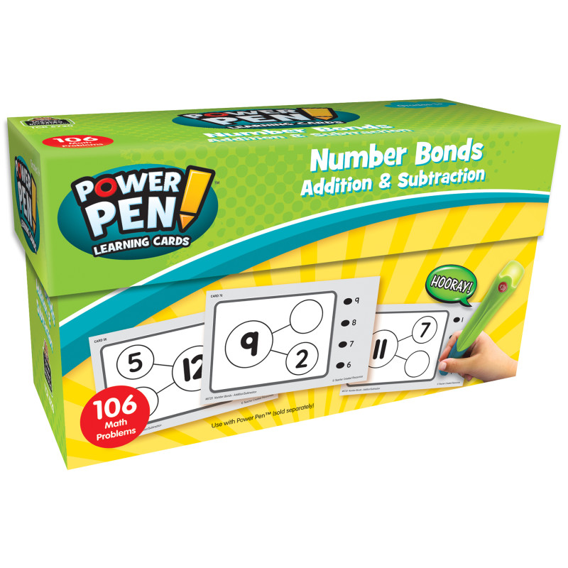 Power Pen® Learning Cards: Number Bonds - Addition & Subtraction
