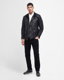 Duke Waxed Jacket Classic Black