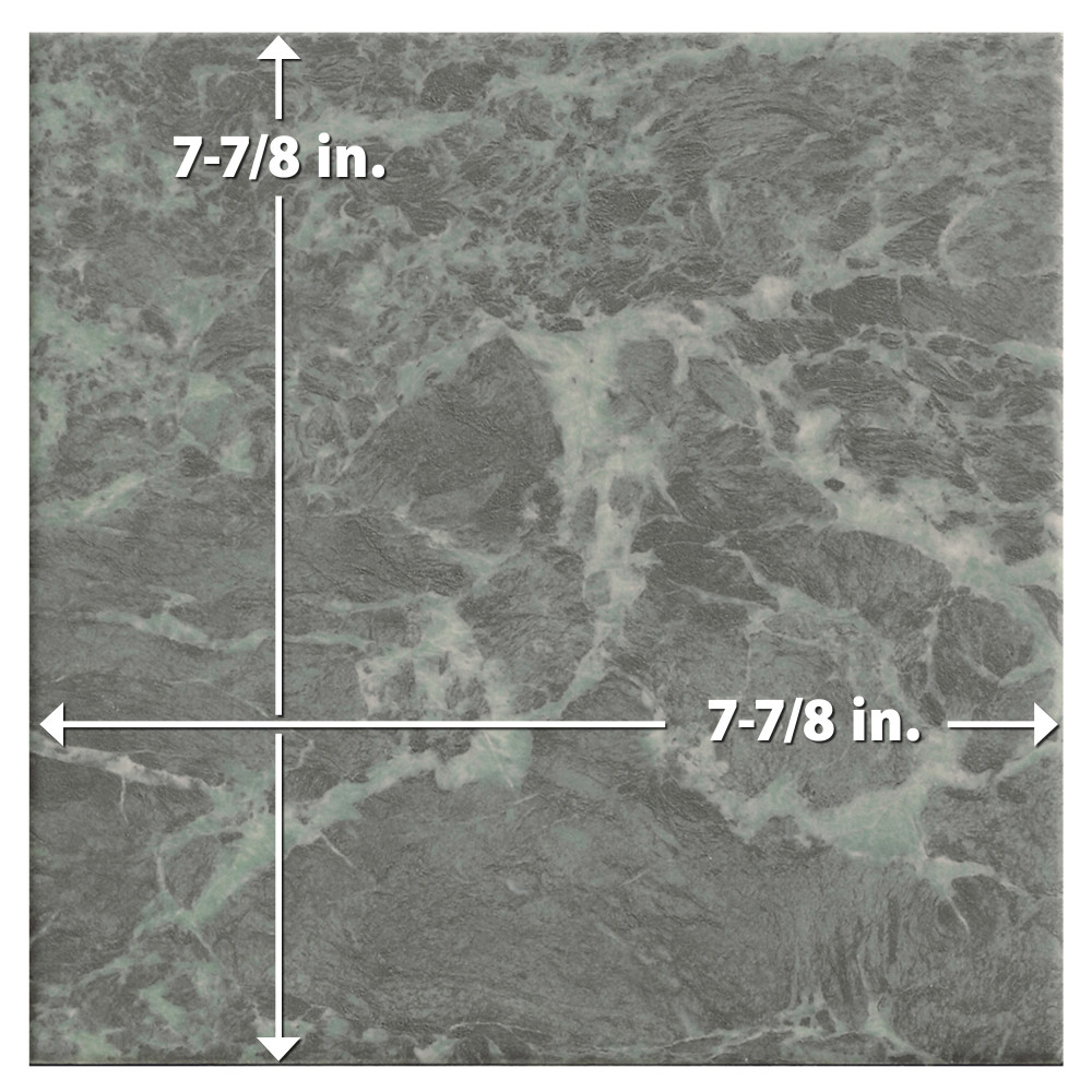 Versailles Emerald 7-7/8 in. x 7-7/8 in. Porcelain Floor and Wall Tile