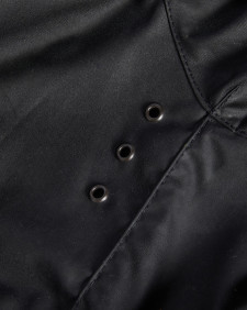 Women's Transport Waxed Jacket Black-Modern