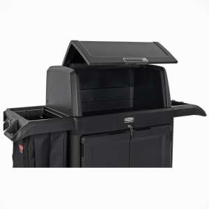 Rubbermaid Commercial, Locking Security Hood, Black
