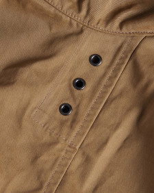 Peached Oversized Bedale Casual Jacket Dark Sand