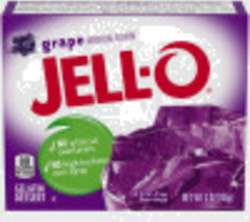 Jell-O Grape Gelatin Dessert, 3 oz Box image