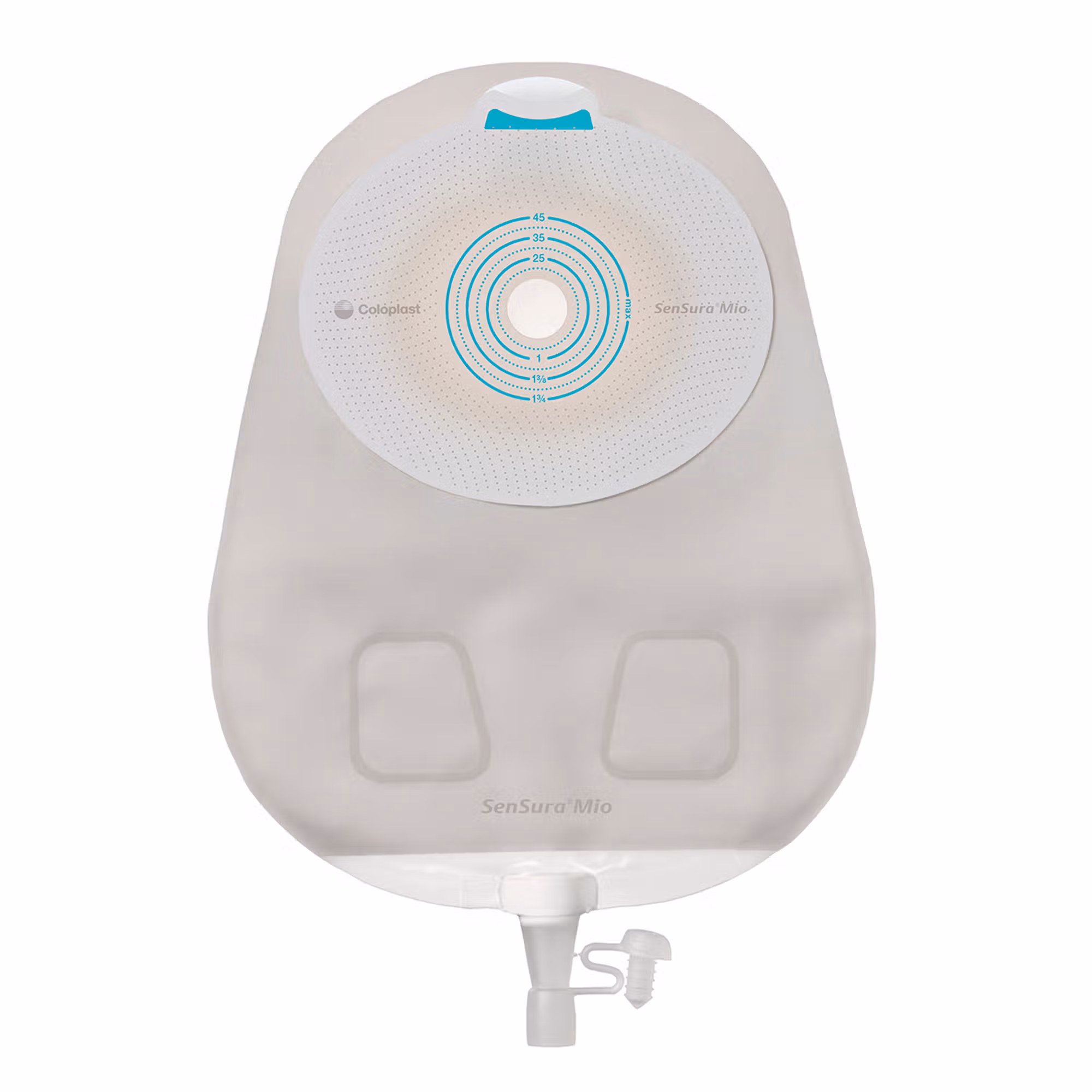 SenSura® Mio Flat 1-Piece Transparent Ostomy Pouch, Trim to fit 10 – 45mm Stomas