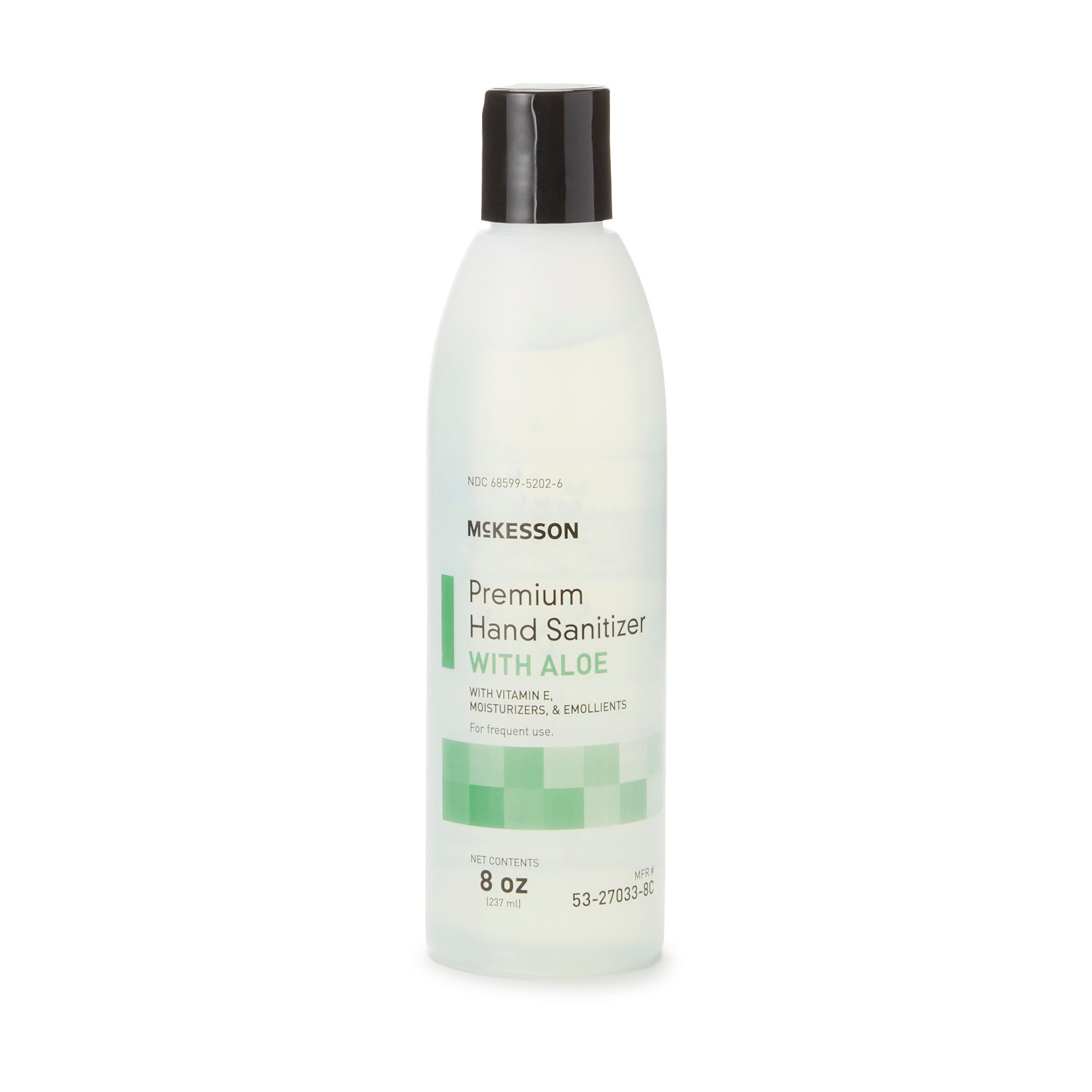 McKesson Premium Hand Sanitizer with Aloe, 8-ounce Bottle