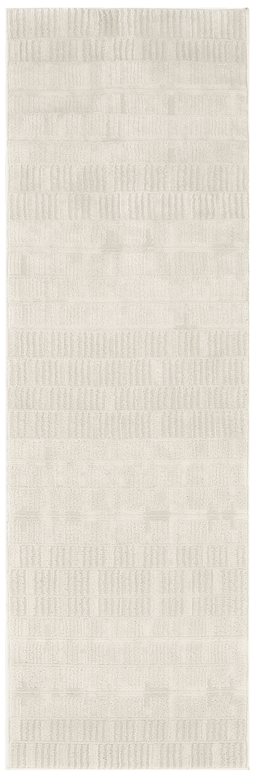 Nourison Nordic 2' x 6' Ivory Modern Indoor Rug