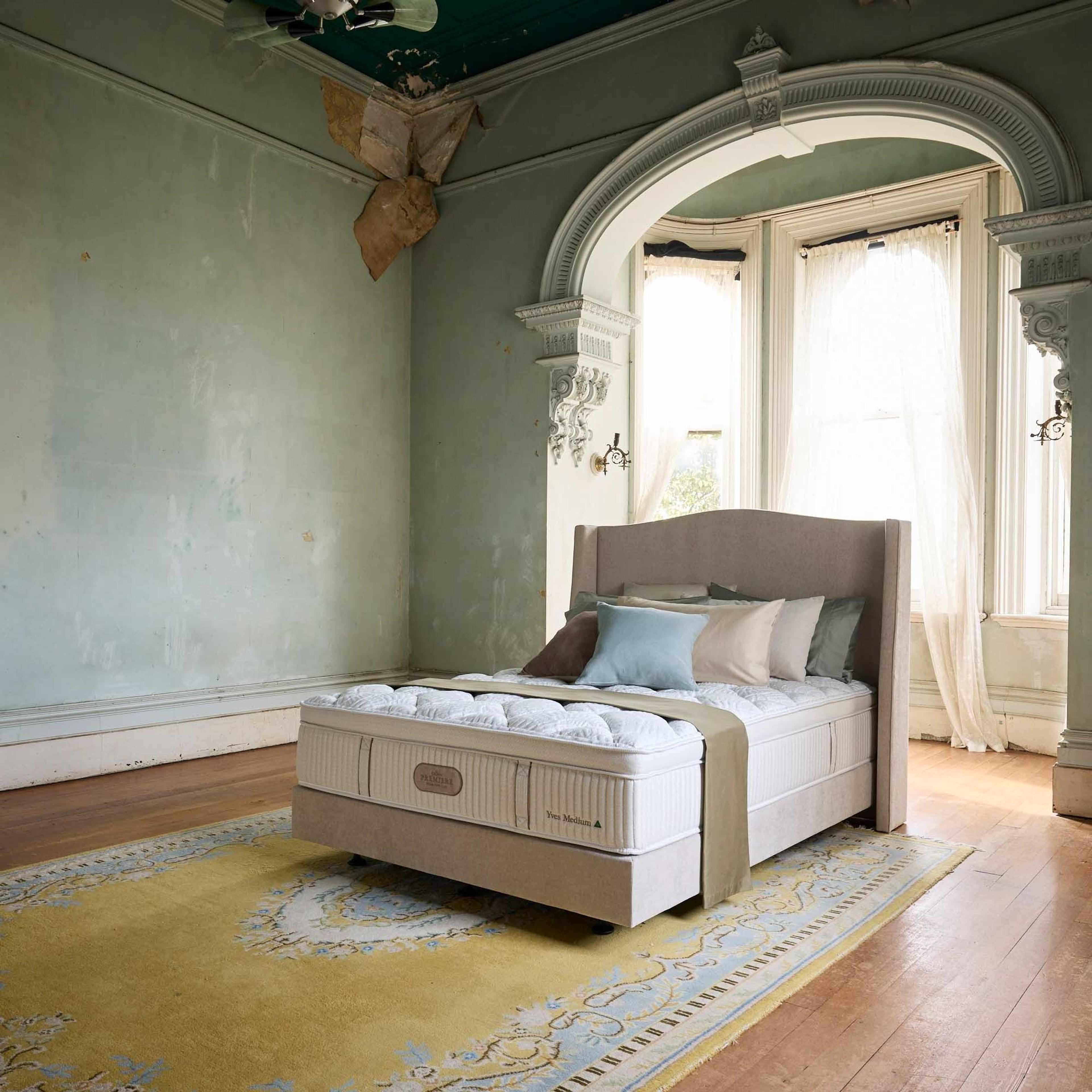 Lifestyle image of the  Crown Posture Bedding Premiere Yves Mattress, Medium from Forty Winks