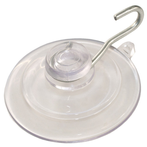 Hillman Medium Suction Cup Hooks 72 Pack - Refill