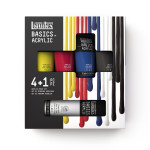 Liquitex BASICS Acrylic Paint Essentials Box Set of 5