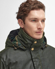 Bleaberry Waxed Jacket Fern
