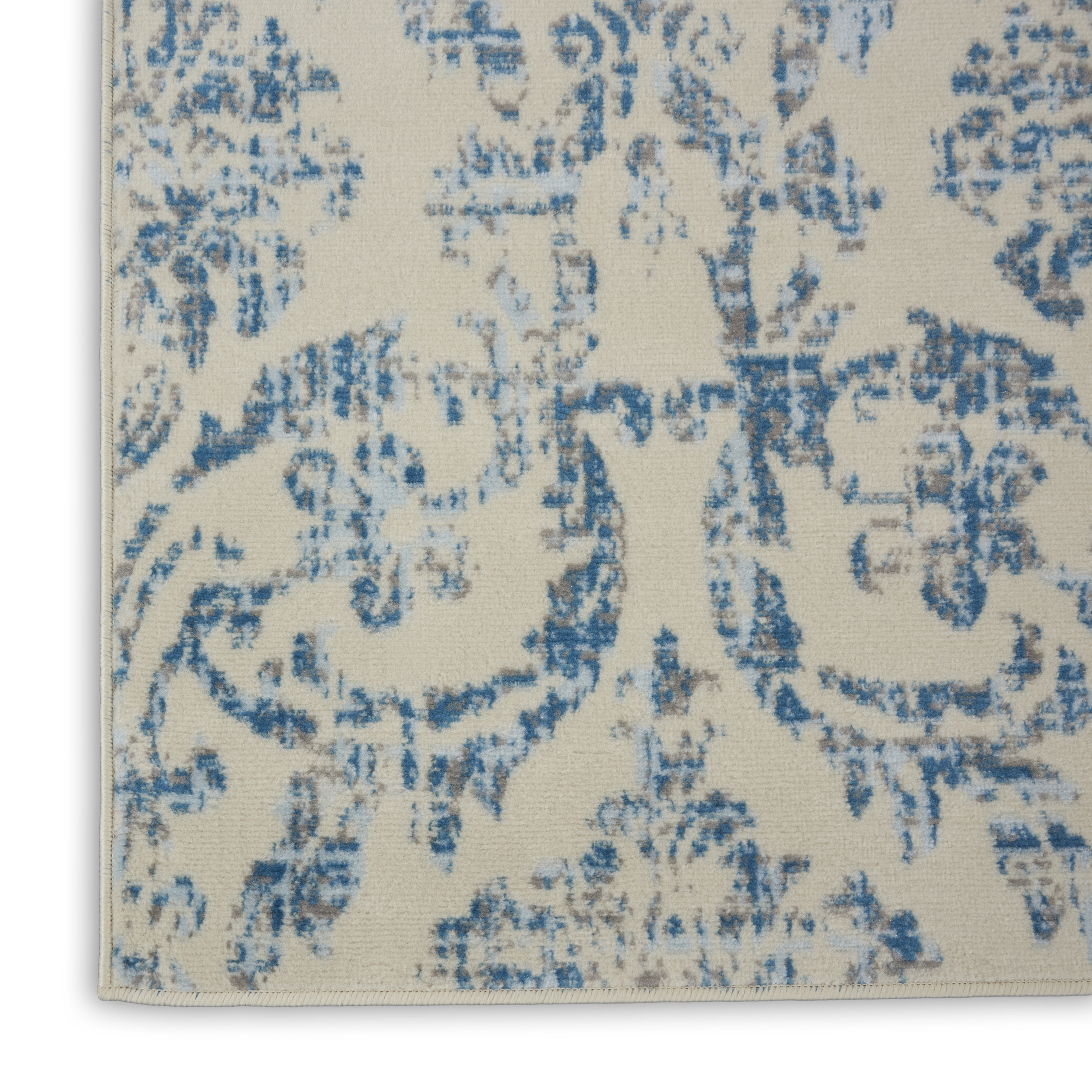 Nourison Jubilant 7' x 10' Ivory Blue Vintage Indoor Rug