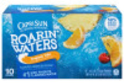 Capri Sun® Roarin' Waters Tropical Tide Flavored Water Beverage, 10 ct Box, 6 fl oz Pouches
