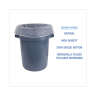 Boardwalk,  HDPE Liner, 60 gal Capacity, 38 in Wide, 60 in High, 16 Microns Thick, Natural