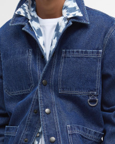 Denim Grindle Overshirt Indigo