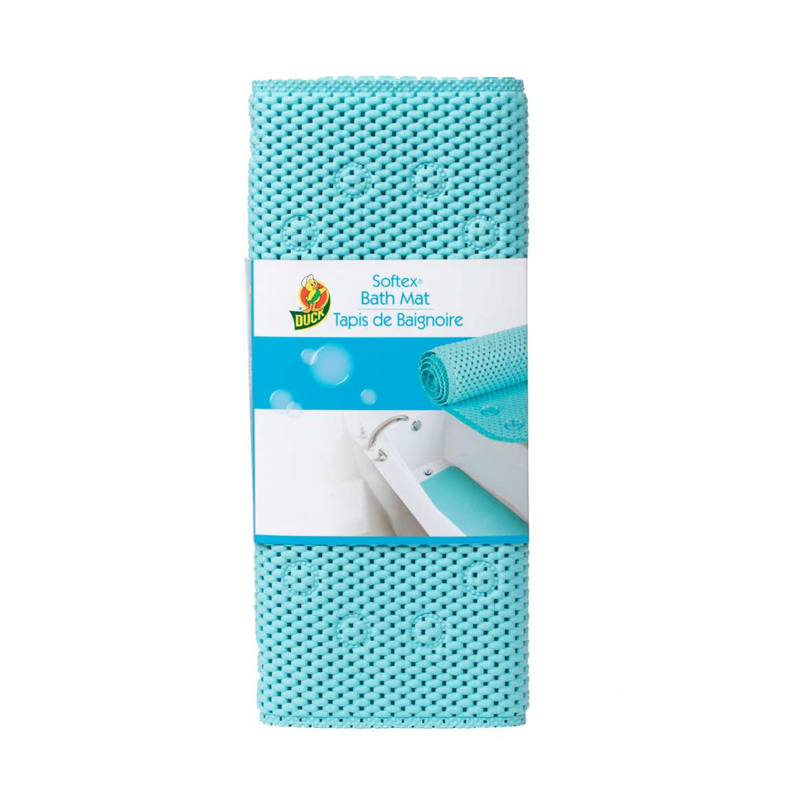 Softex Bath Mats - Blue, 17 in. x 36 in. | Duck Brand