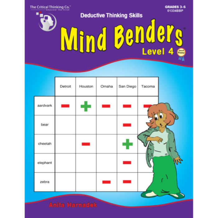 Mind Benders&reg; Level 4, Grades 3-6