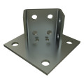 Power-Strut Square EG Post Base with Double Column