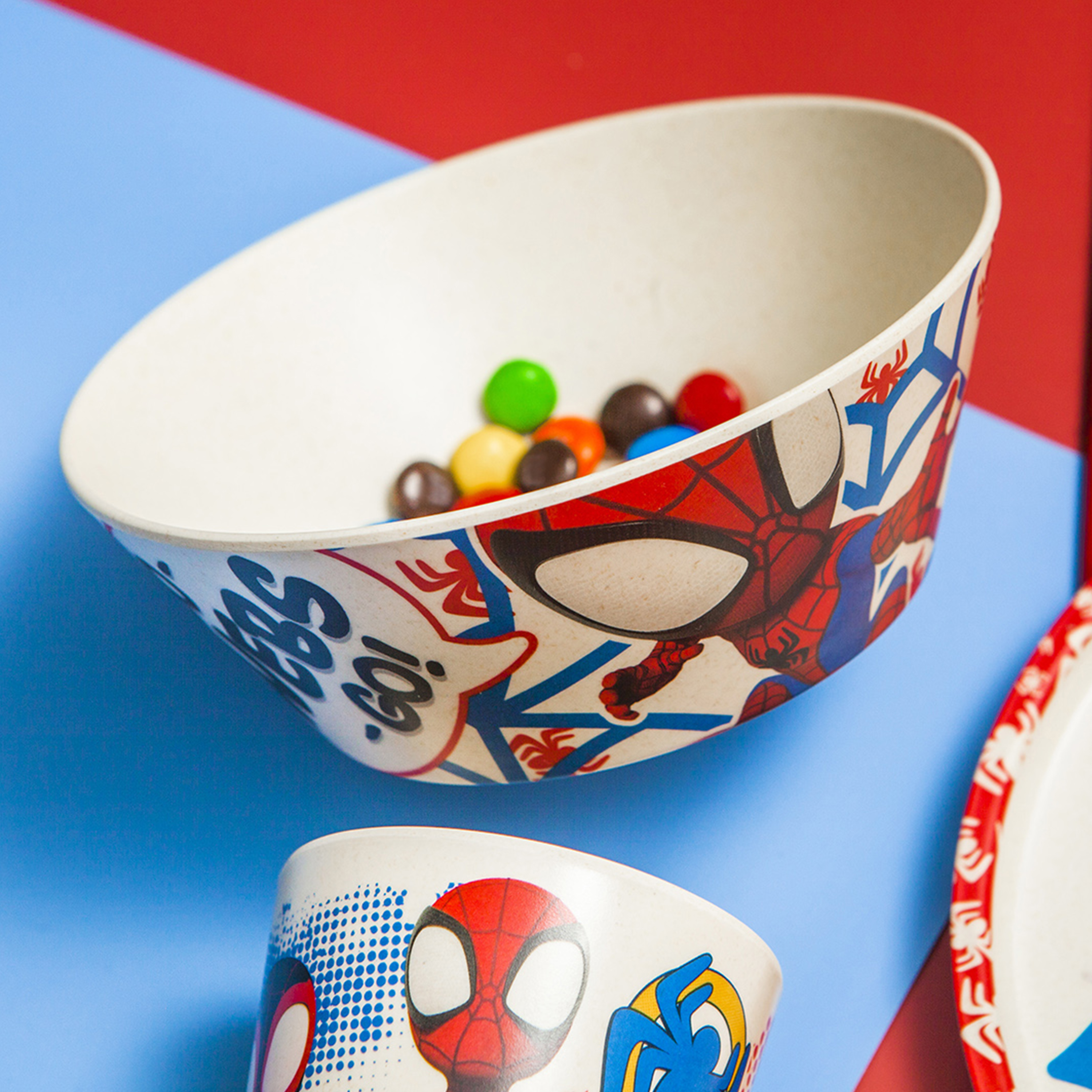 Spider-Man and His Amazing Friends Kids 3-piece Dinnerware Set, Spider-Friends, 3-piece set slideshow image 4