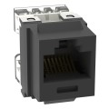 NetKey® Category 5e Component-Rated Punchdown Jack Module, Black