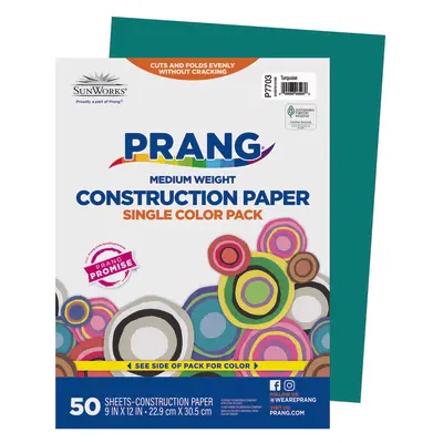 Prang (Formerly SunWorks) Construction Paper, Turquoise, 9