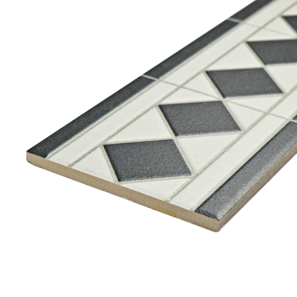 Vanity Listello Blanco 4-1/4 in. x 13 in. Porcelain Floor and Wall Trim