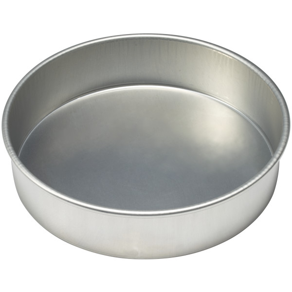 16 Gauge Round Aluminum 12"W x 3"H Pan