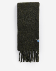 Plain Lambswool Scarf Seaweed