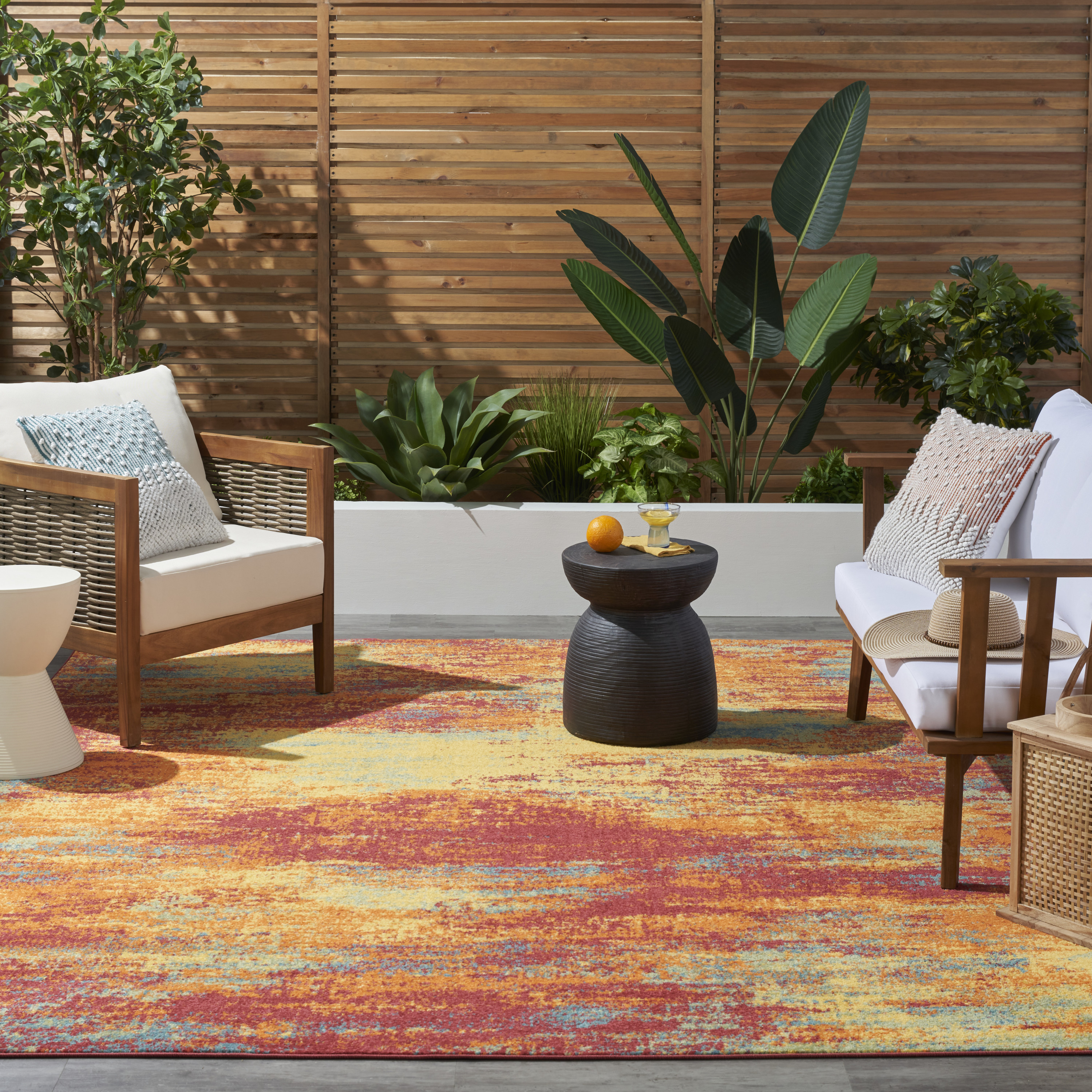 Nourison Nourison Essentials 8' x 10' Flame Modern Rug