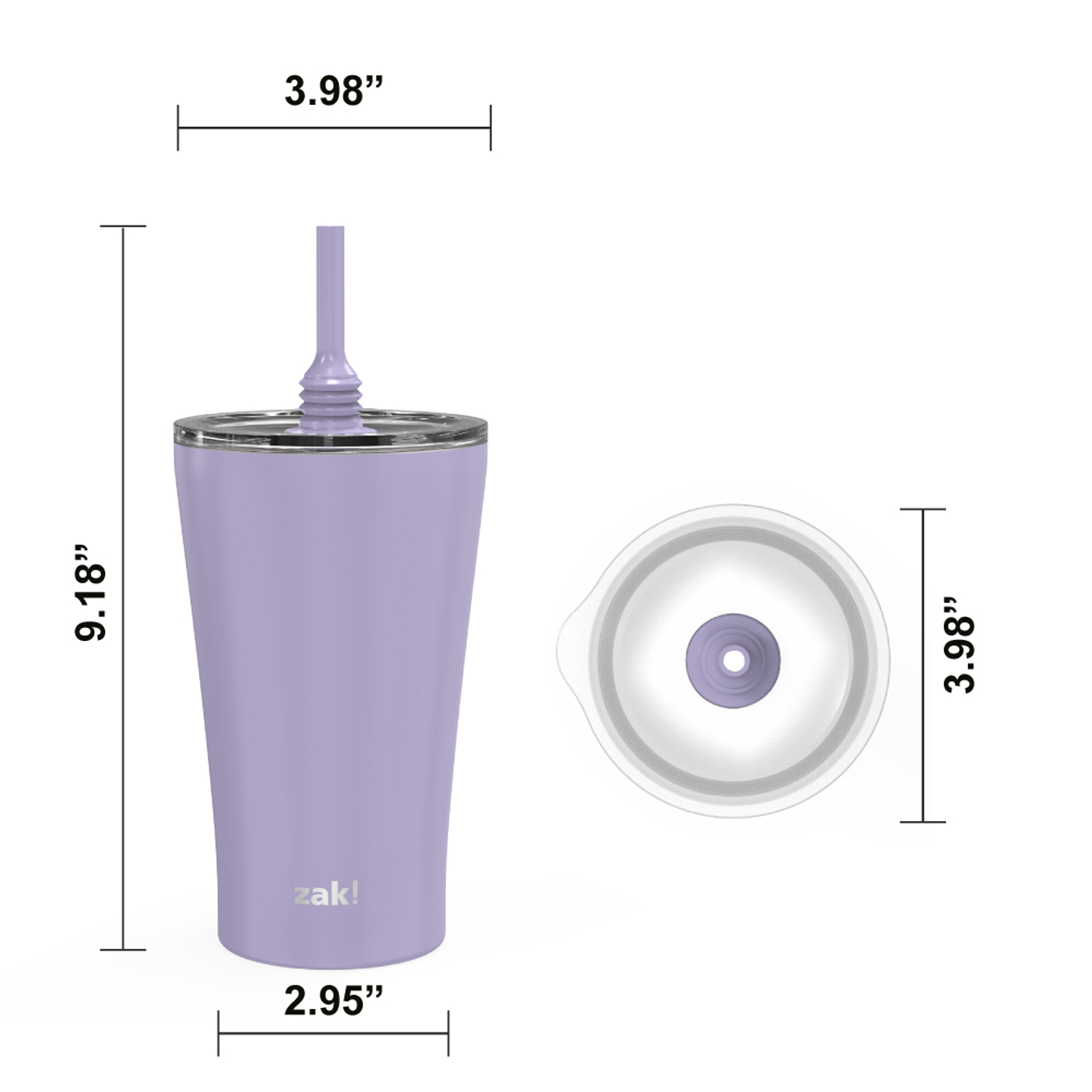 Alfalfa 20 ounce Vacuum Insulated Stainless Steel Tumbler, Lavender slideshow image 3 Alfalfa 20 ounce Vacuum Insulated Stainless Steel Tumbler, Lavender slideshow image 3