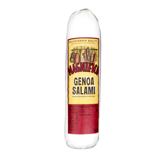 MAGNIFICO(r) Genoa Salami, 2 pc . C1N1 - Front No Plunge In Package (Hi Res)