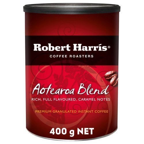  Robert Harris® Aotearoa Blend Fairtrade Instant Coffee 400g 