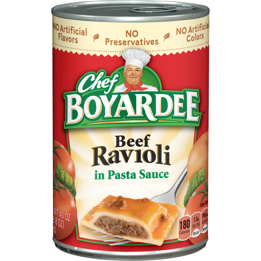 CHEF BOYARDEE BEEF RAVIOLI 40 OZ | Conagra Foodservice