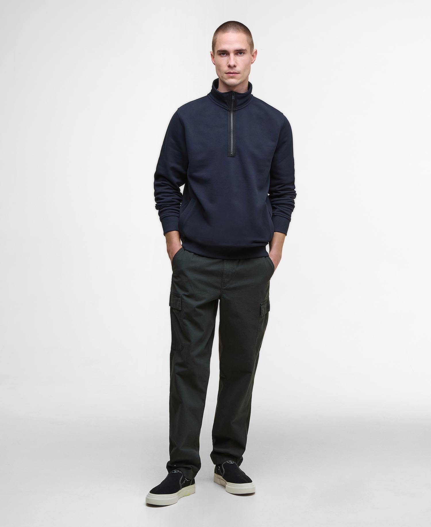 Outline Half-Zip Sweatshirt image number 1