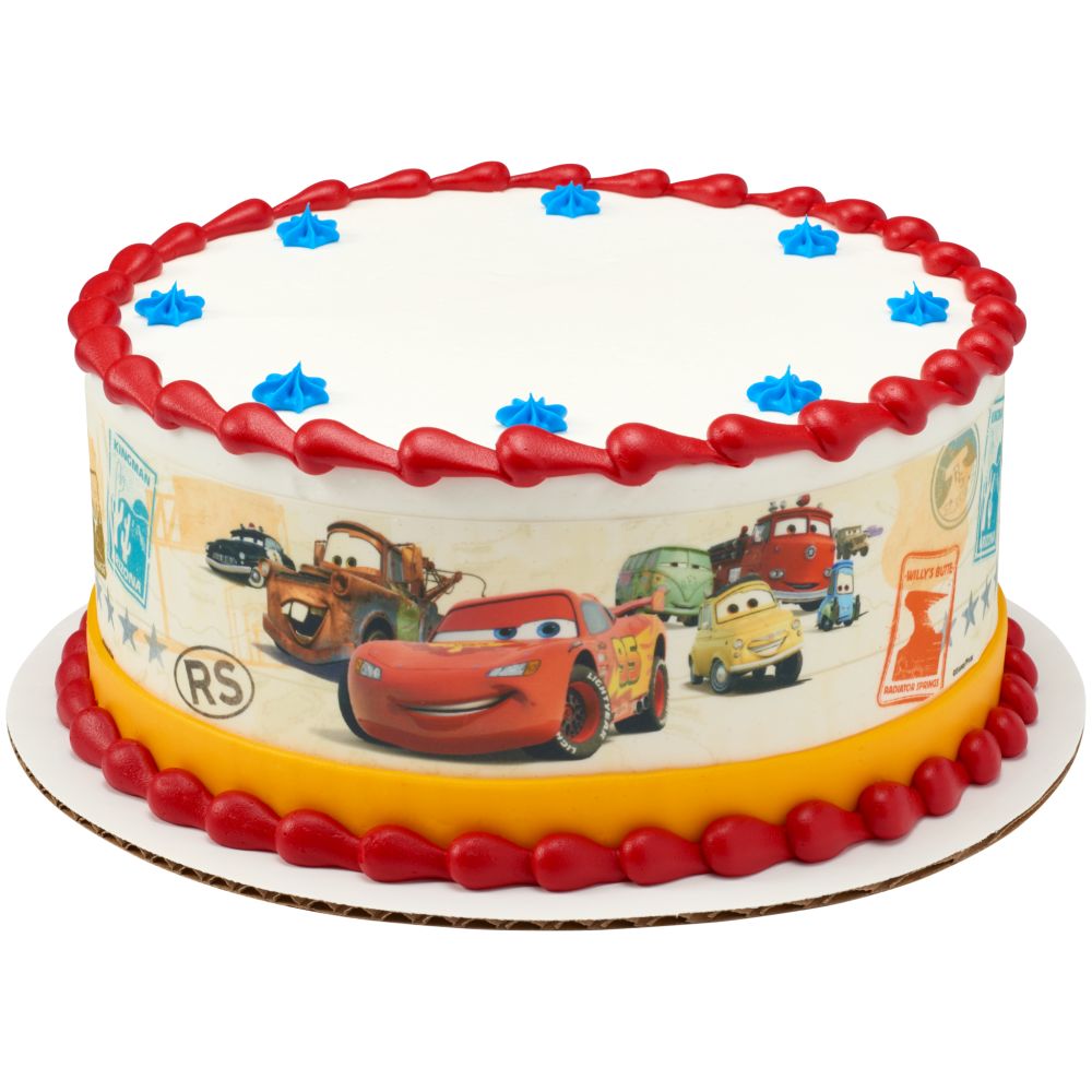 Image Cake Disney and Pixar's Cars Make Your Mark