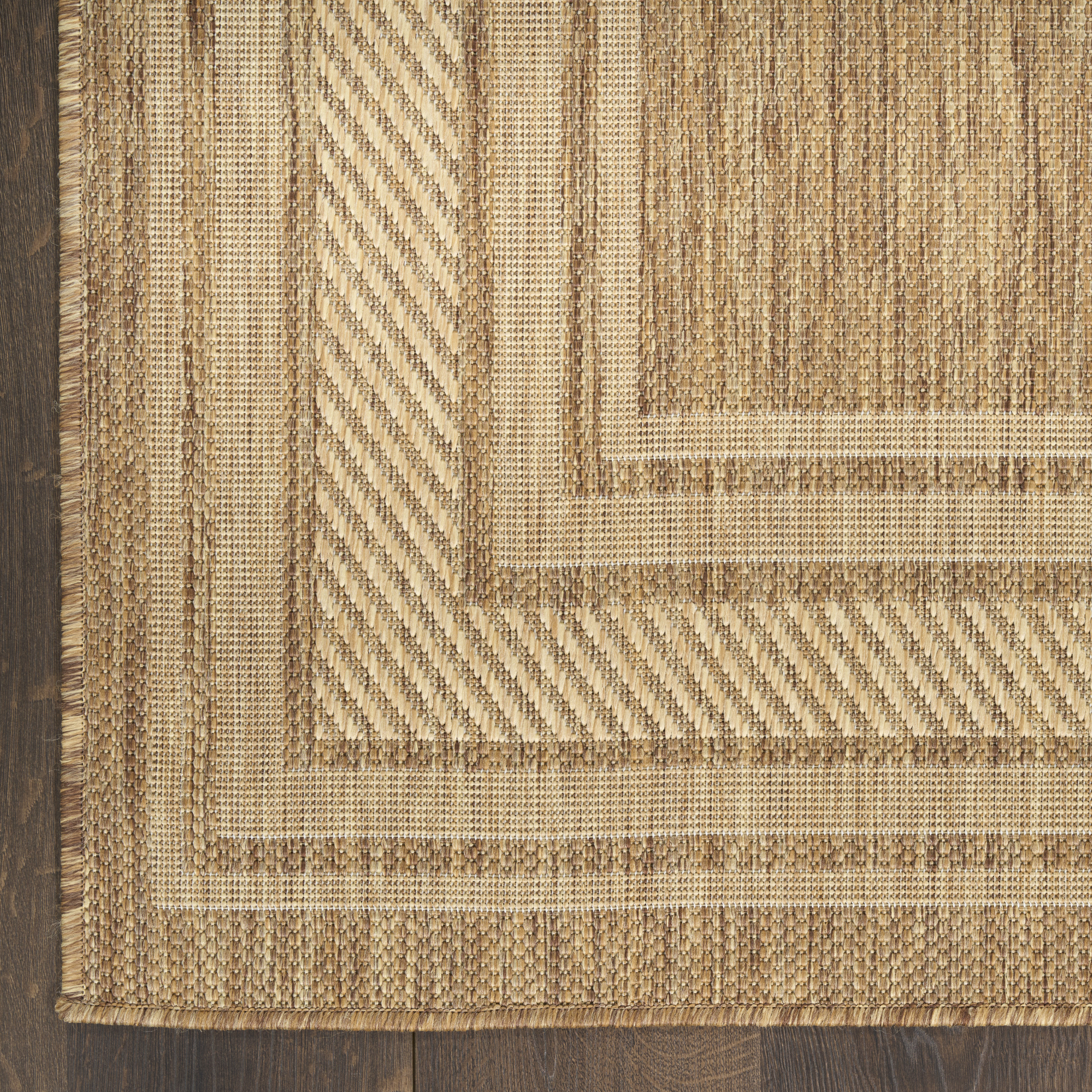 Nourison Horizon Indoor/Outdoor 2' x 3' Natural Modern Rug