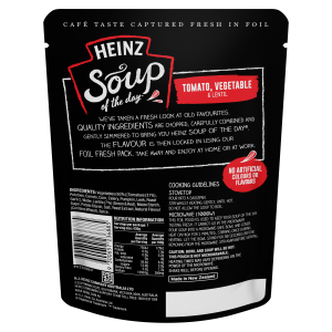  Heinz Soup of the Day™ Tomato, Vegetable & Lentil Soup 430g 