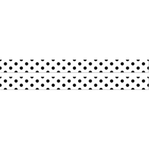 Black Polka Dots EZ Border, 2 Packs