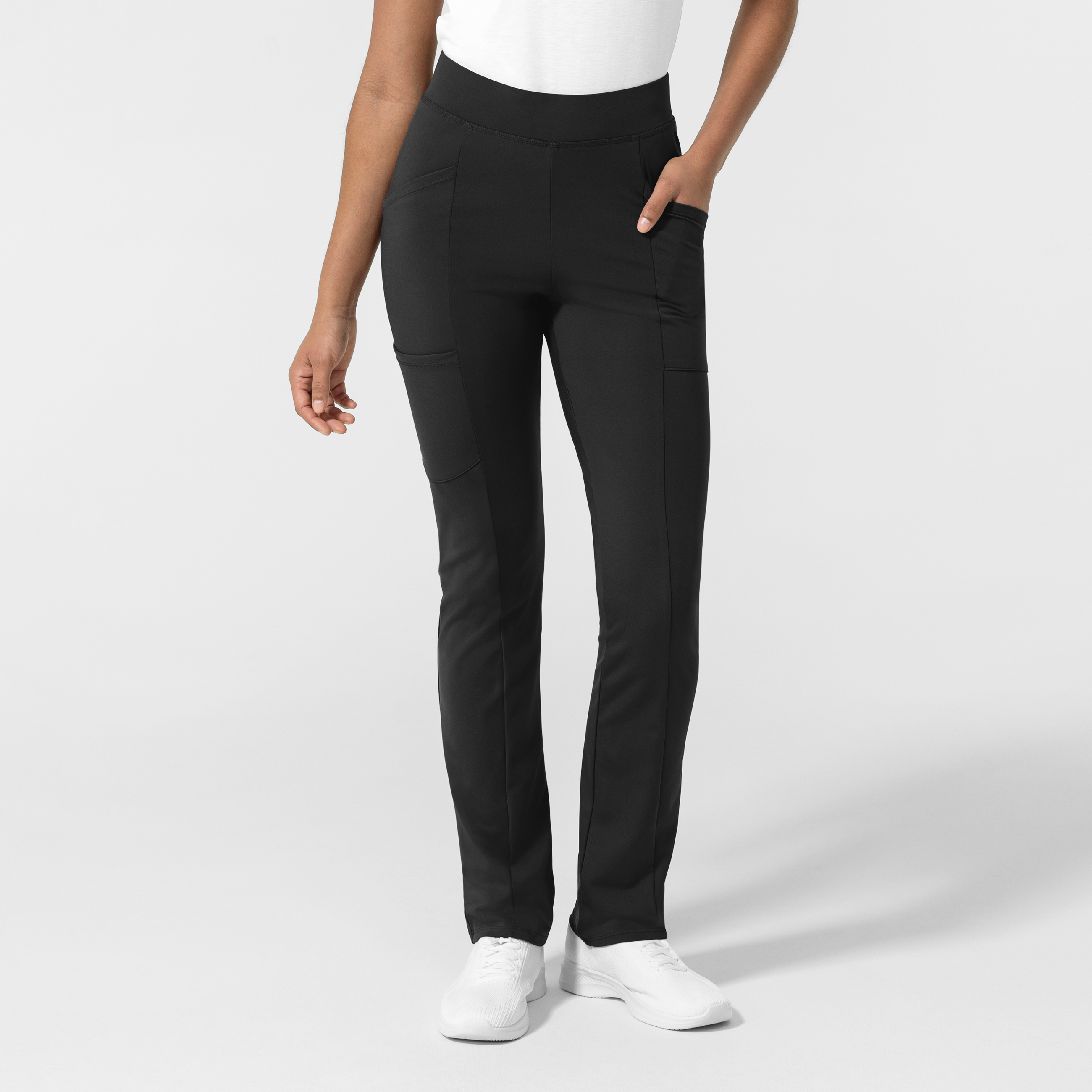 Boundless Knits Women‘s Easy Straight Scrub Pant-Wonder Wink