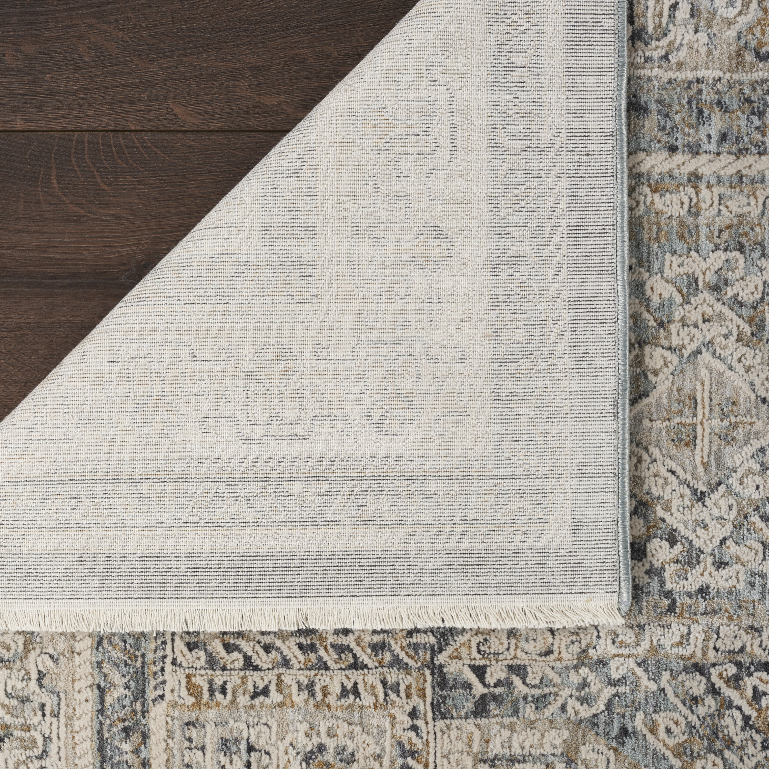 Nourison Lynx 12' x 15'9" Ivory Charcoal Vintage Indoor Rug