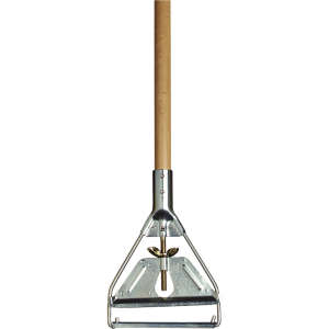Carlisle, Quick Change Wood Mop Handle, 63", Natural