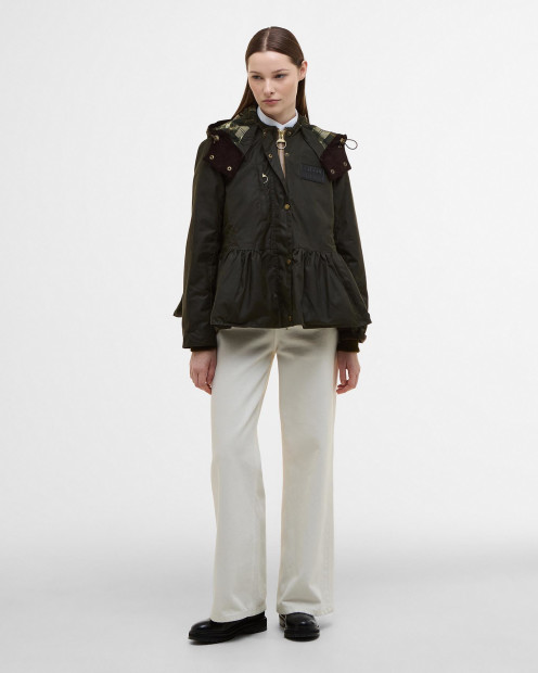 Giacca cerata Dhalia Barbour x ERDEM 